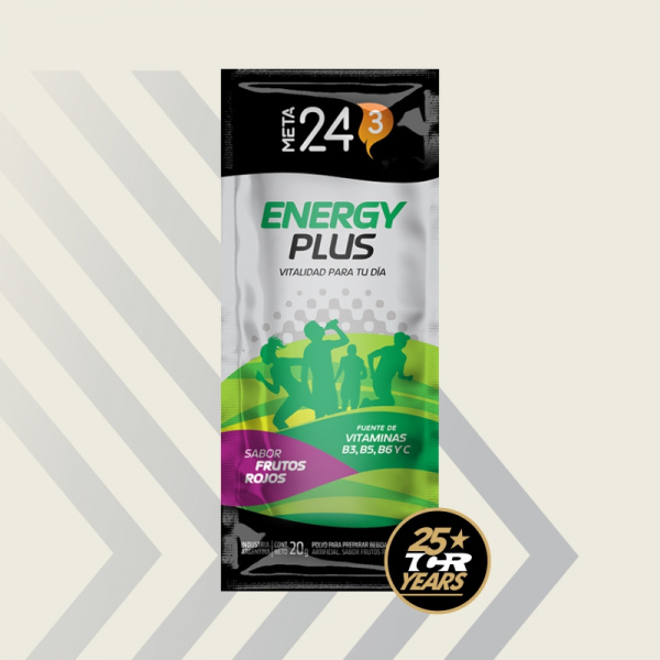 Energy Plus Meta 24/3 - Monodosis 20 g - Frutos Rojos